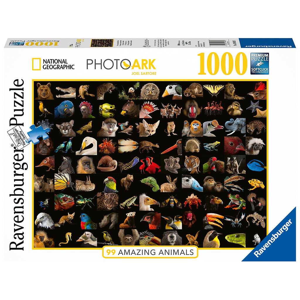 Ravensburger puzzle 1000 pc 99 Striking Animals