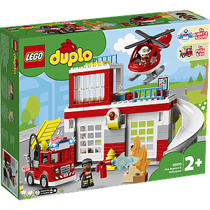 LEGO DUPLO Fire Station &amp; Helicopter