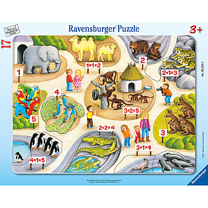 Ravensburger Frame Puzzle 17 pc Reading 5