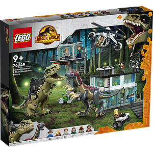 LEGO Jurassic World Giganotosaurus &amp; Therizinosaurus Attack