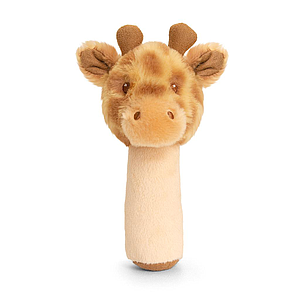 Keel Toys Soft Baby Giraffe  Stick Rattle 14 cm