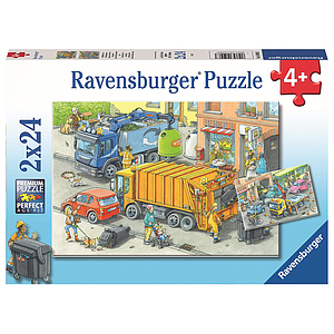 Ravensburger puzzle 2x24 pc Garbage Sorting