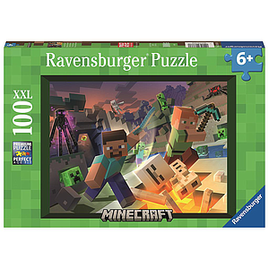 Ravensburger puzzle 100 Pc Minecraft Monsters