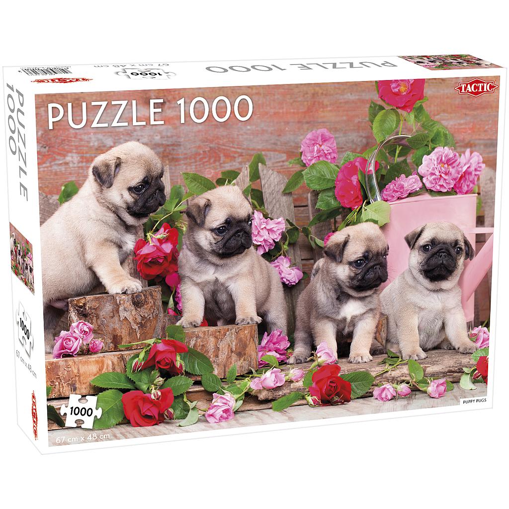 Tactic Puzzle 1000 pc Pug Puppies