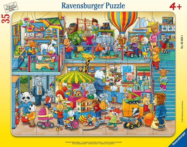 
Ravensburger Frame Puzzle 35 pc Animal Toy Store