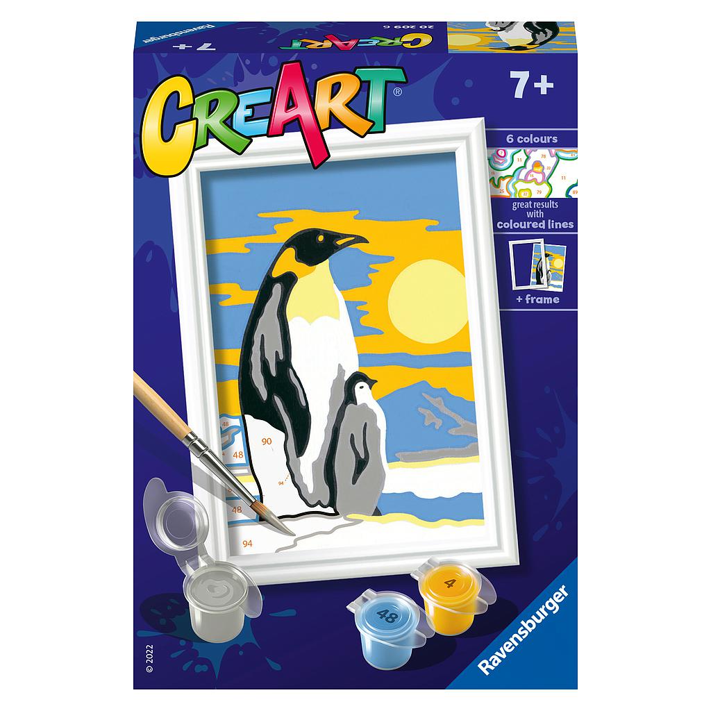 Ravensburger Paint by Numbers Penguin Family