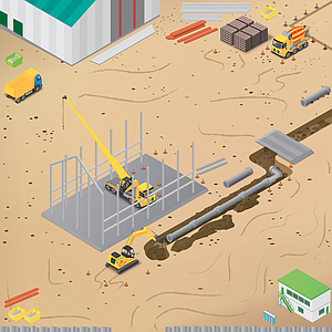 TTS Rugged Robot Construction Site Mat