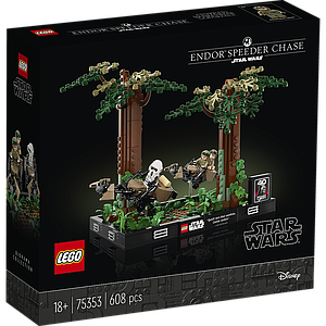 LEGO Star Wars Endor Speeder Chase Diorama