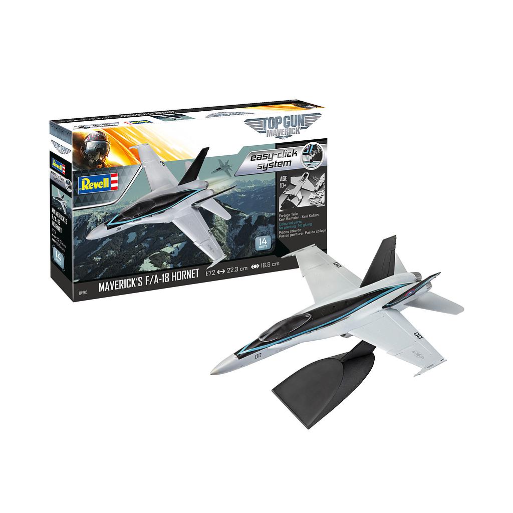 Revell model Maverick's F/A-18 Hornet 'Top Gun: Maverick' easy-click 1:72