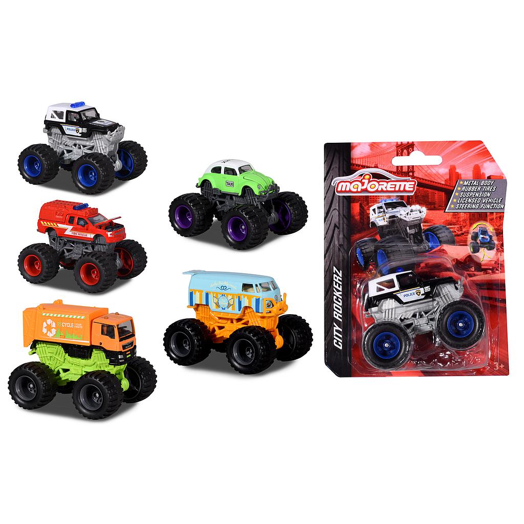 Majorette Monster Cars City Rockerz 5 Different