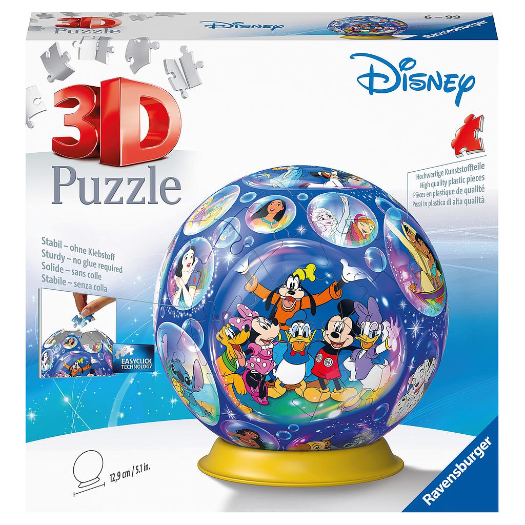 Ravensburger 3D Puzzle Ball 72 pc Disney Characters