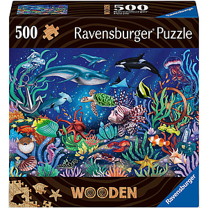 Ravensburger Wooden Puzzle 500 pc Underwater World