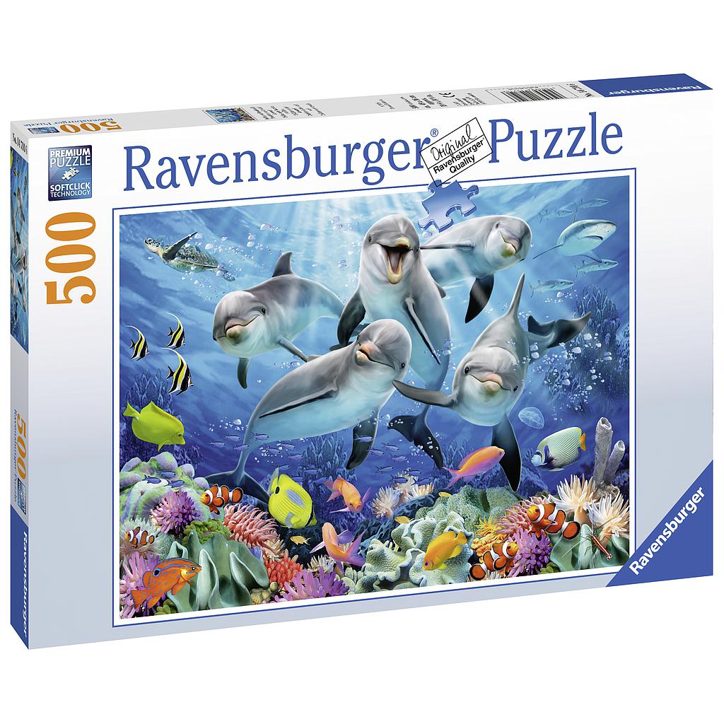Ravensburger Puzzle 500 pc Dolphins