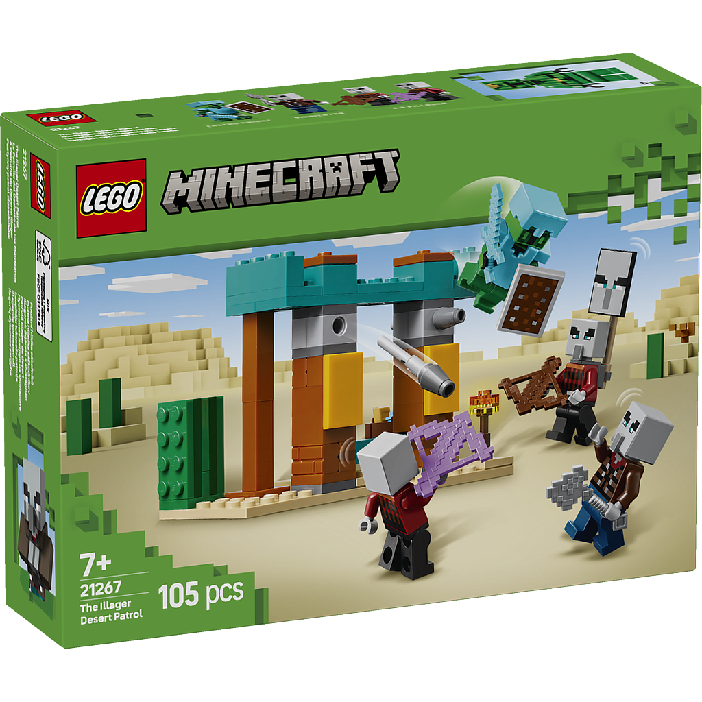 LEGO Minecraft The Illager Desert Patrol