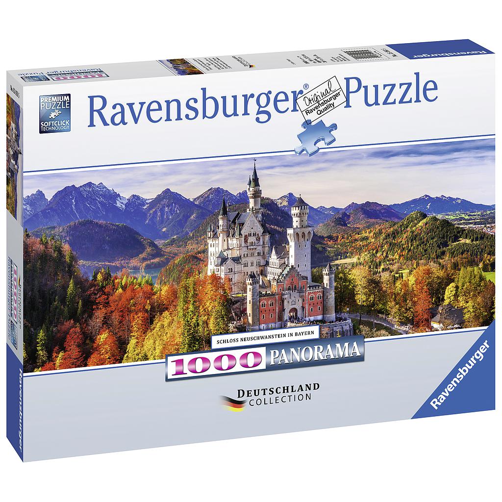 Ravensburger Panorama Puzzle 1000 pc Neuschwantstein Castle