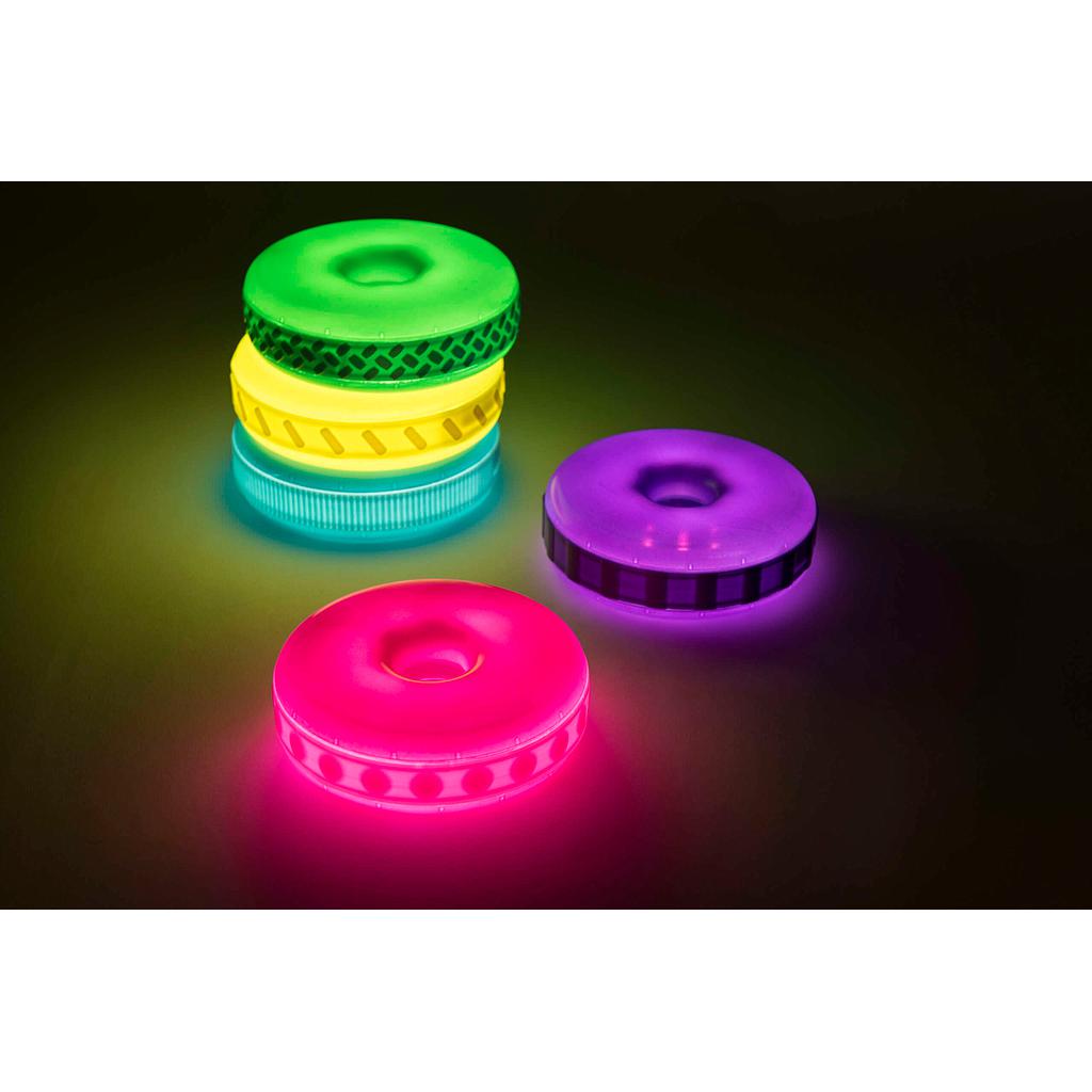 TTS Sensory Stacking Glow & Texture Discs 5pk