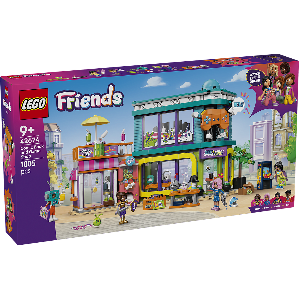 LEGO Friends Comic Book and Game Store