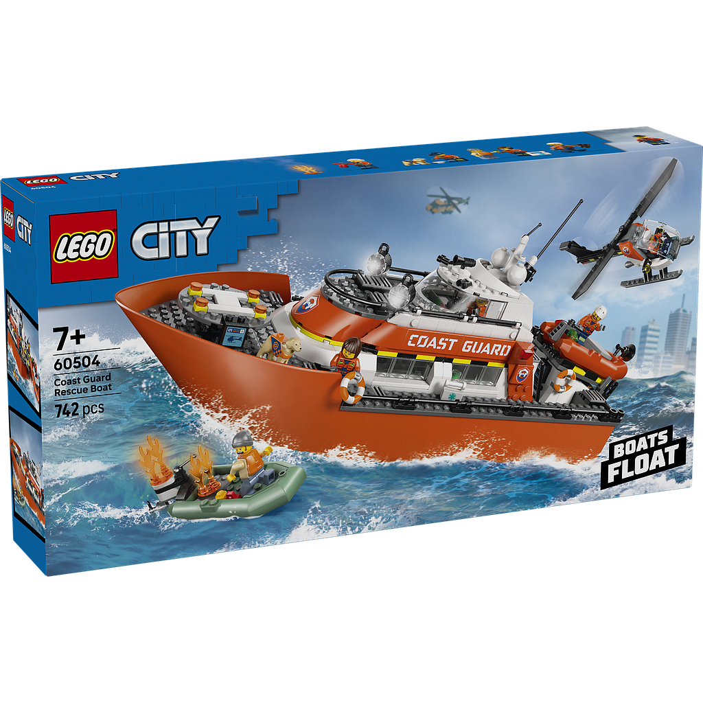 LEGO City Coast Guard Rescue Boat & Helicopter