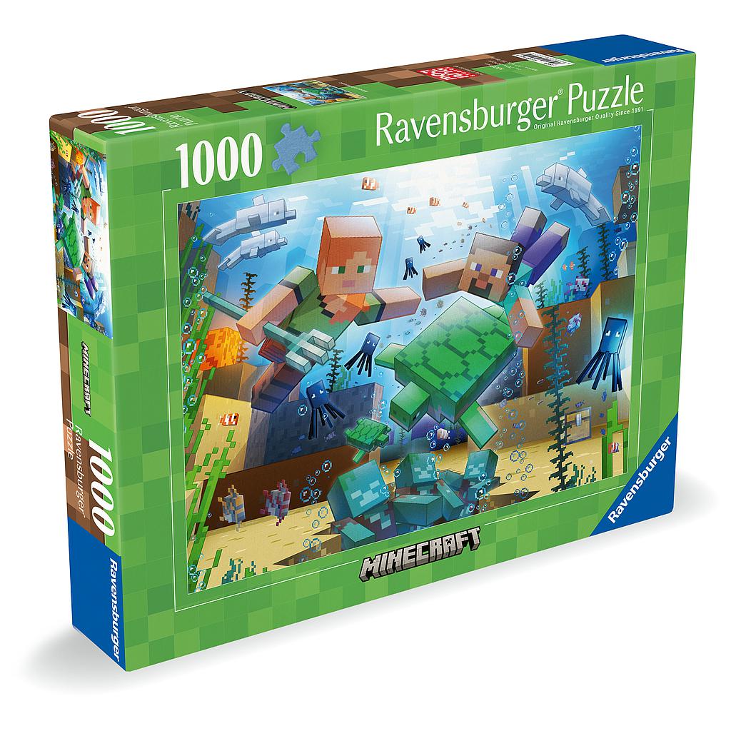 Ravensburger Puzzle 1000 Pieces: Minecraft Mosaic