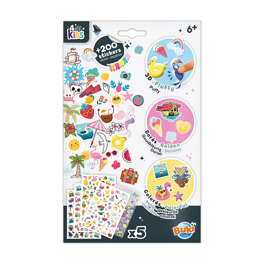 Buki Sticker Pack - Summer