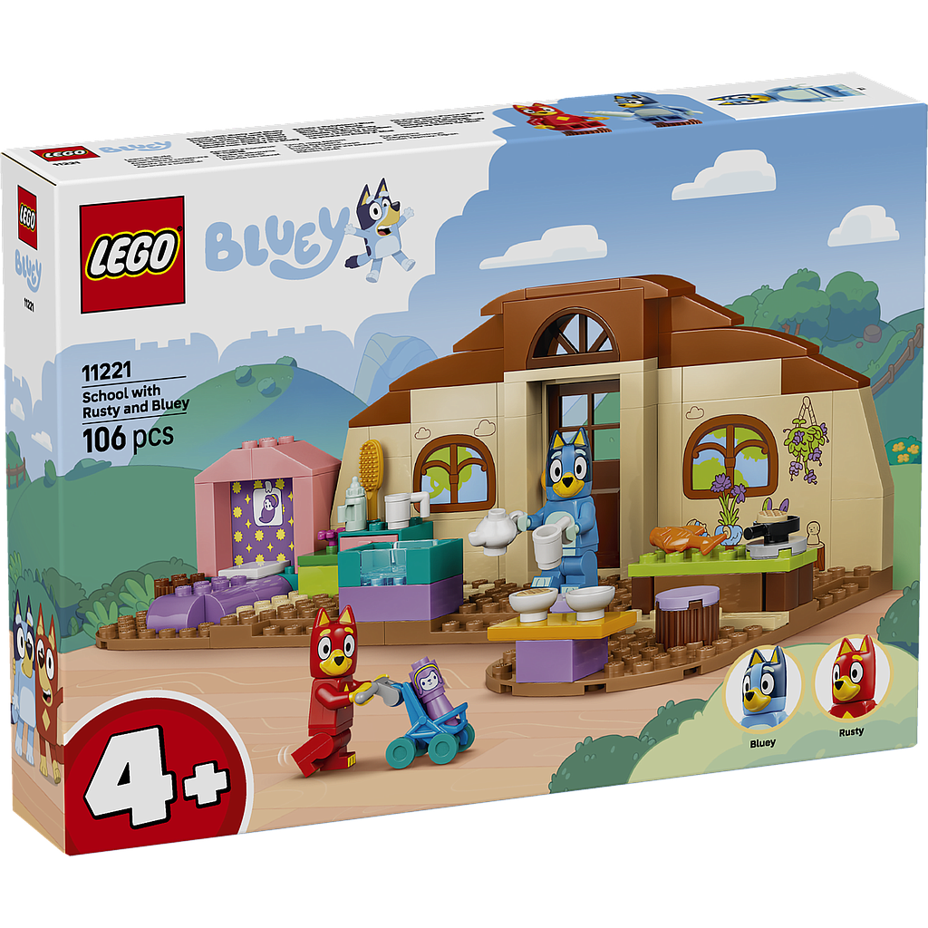 LEGO Bluey School with Rusty and Bluey