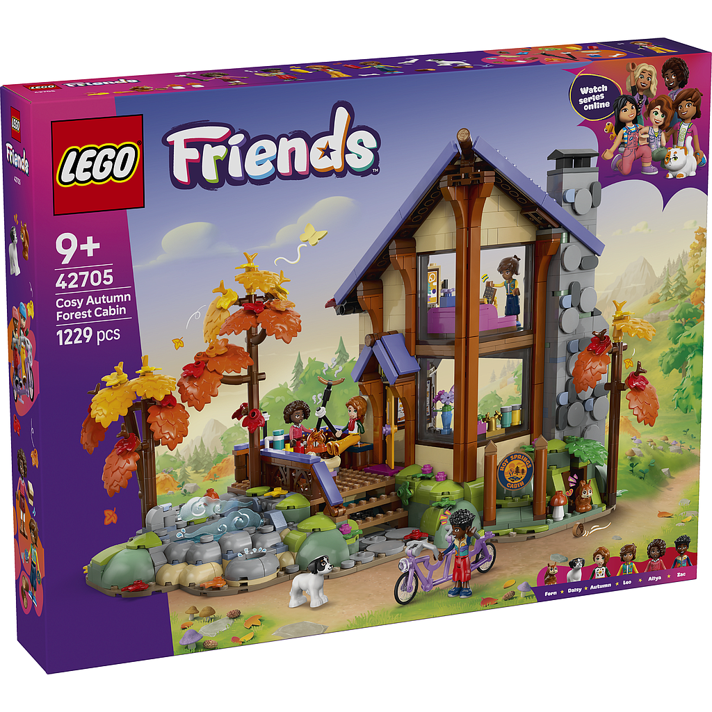 LEGO Friends Cozy Fall Forest Cabin