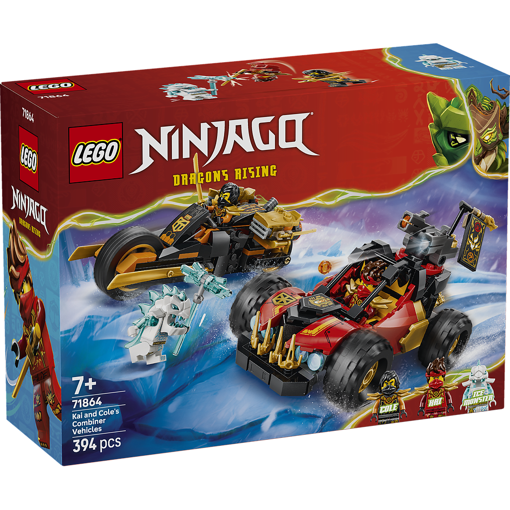 LEGO Ninjago Kai and Cole’s Combiner Vehicles