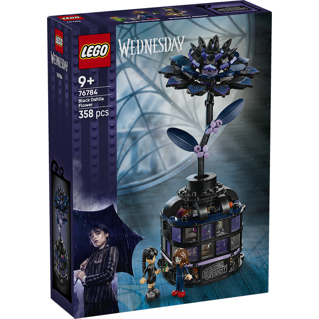 LEGO Wednesday Black Dahlia Flower