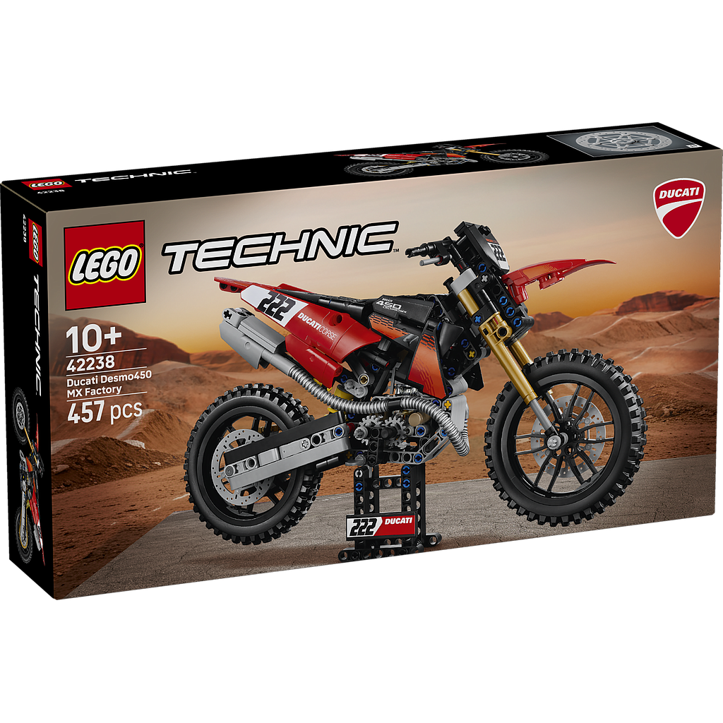 LEGO Technic Ducati Desmo450 MX Factory Motorcycle