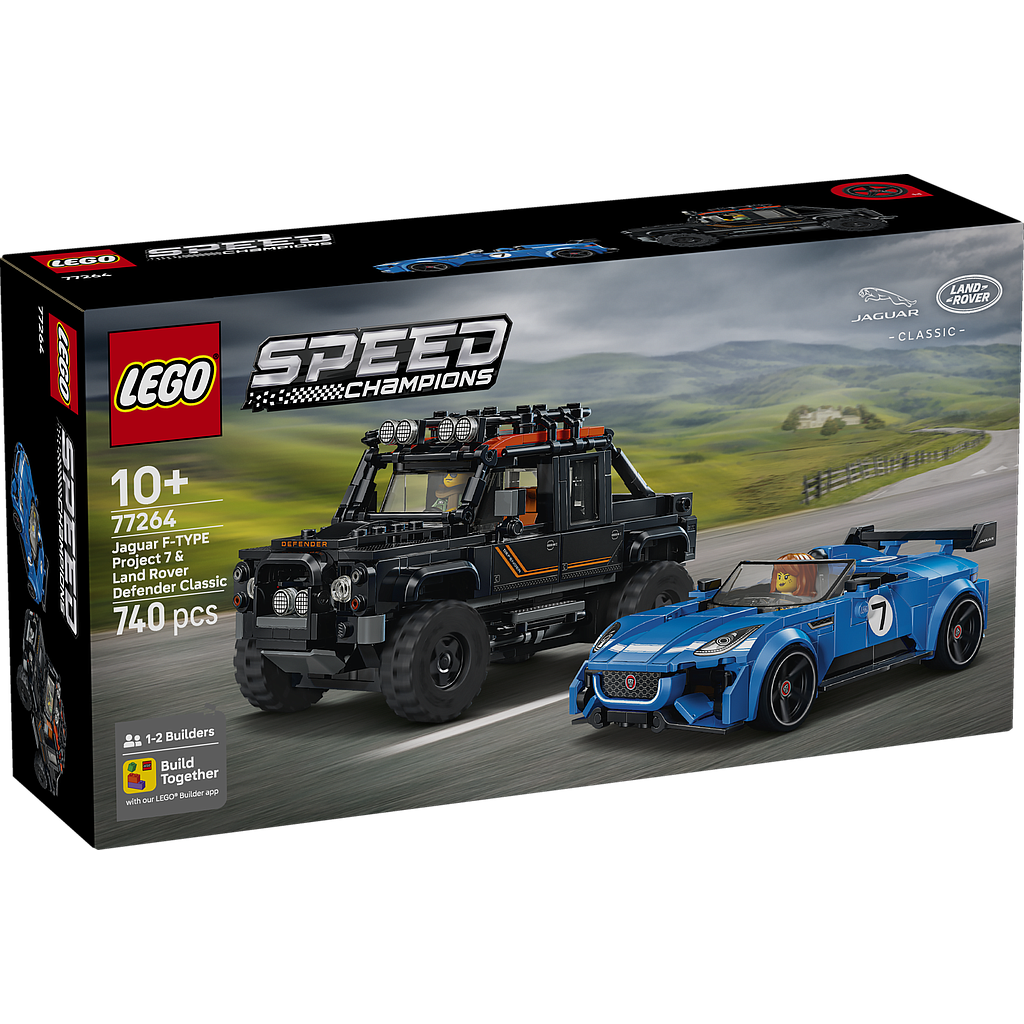 LEGO Speed Champions Jaguar Project 7 & Land Rover Defender
