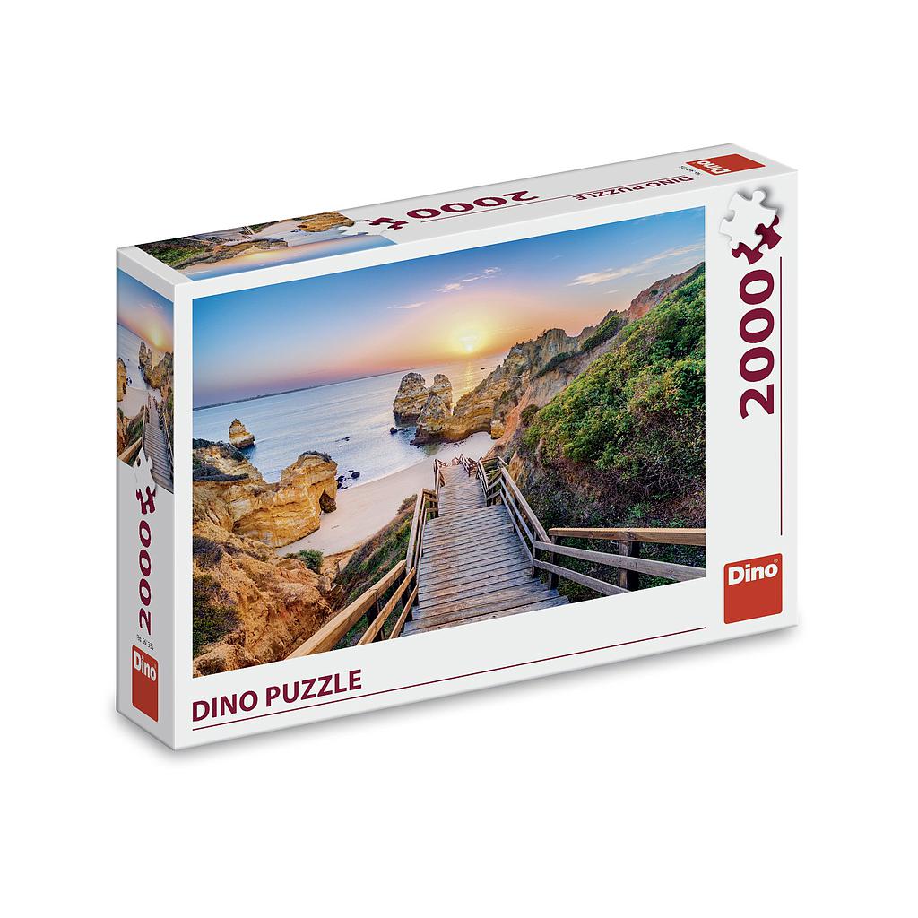 Dino Puzzle 2000 Pcs: Camilo Beach