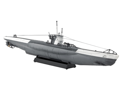 Revell plastic model German Submarine Type VII C 1:350