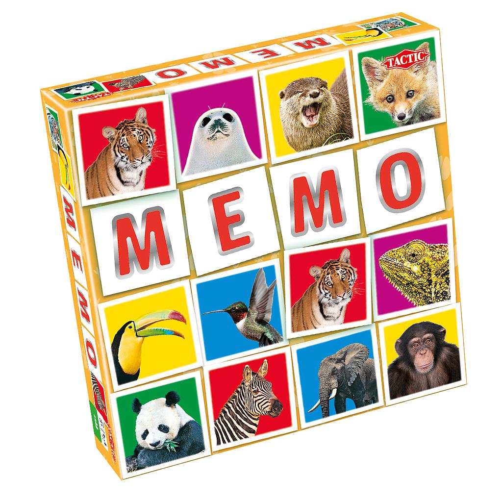 Tactic Board Game Memo Wildlife 