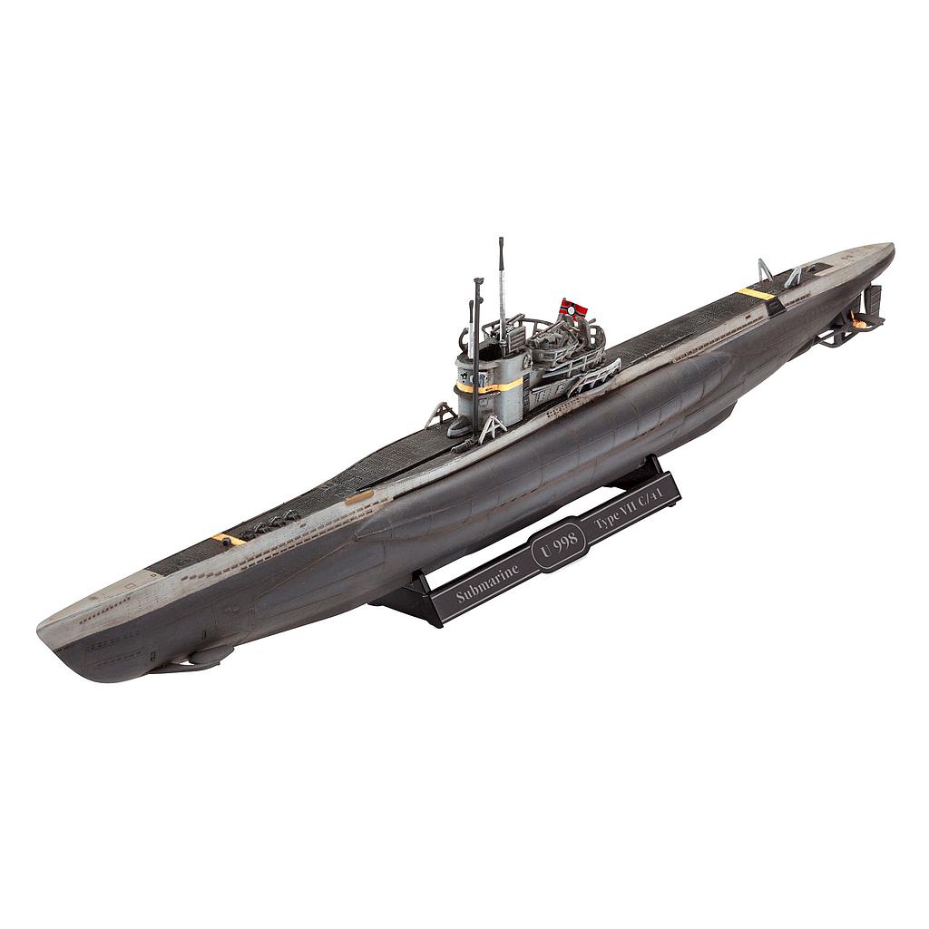 Revell Plastic Model German Submarine Type VII C/41 1:350