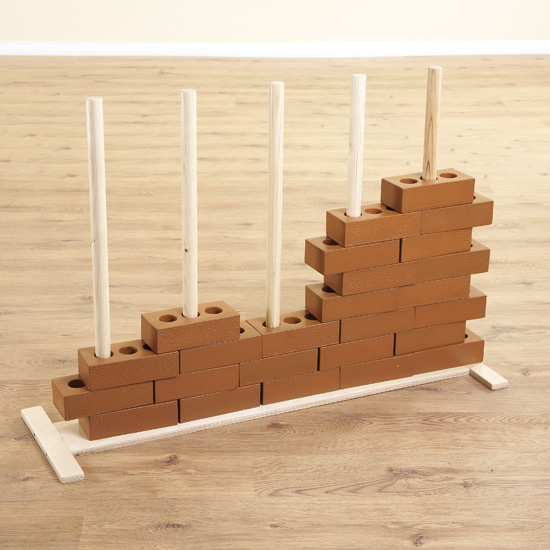 TTS Wooden Construction Role Play Brick Stand