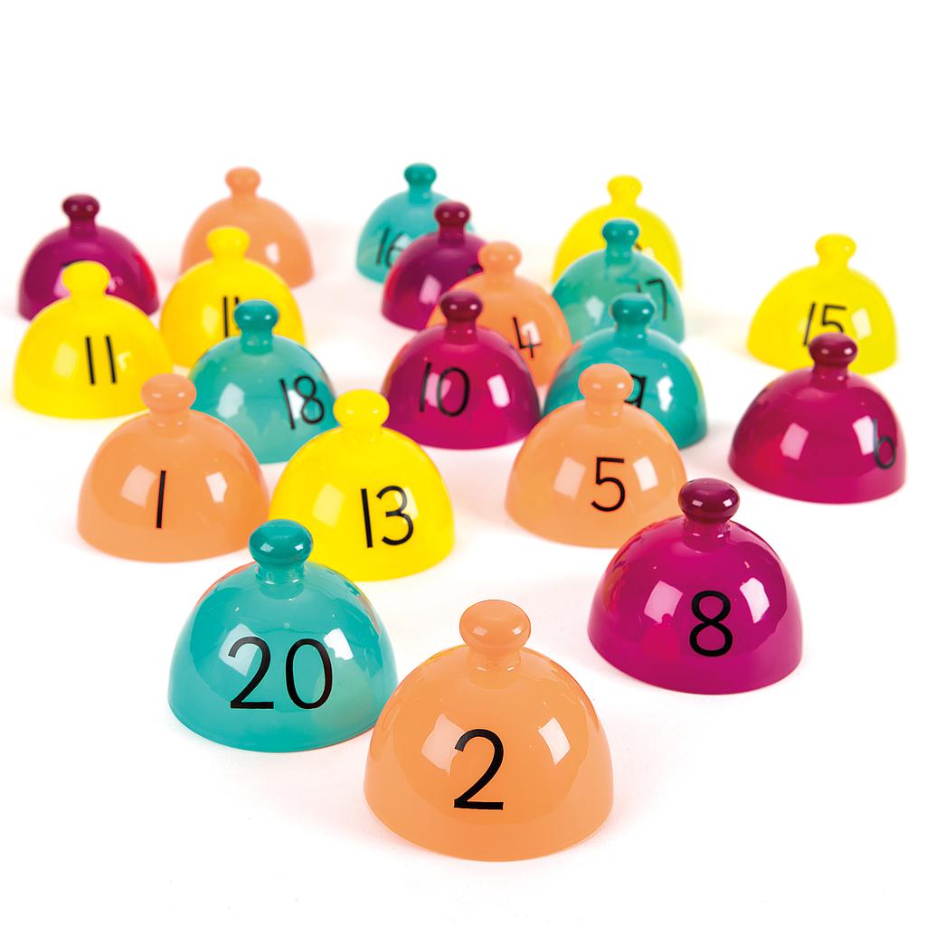 TTS Lightbox Translucent Number Sorting Domes