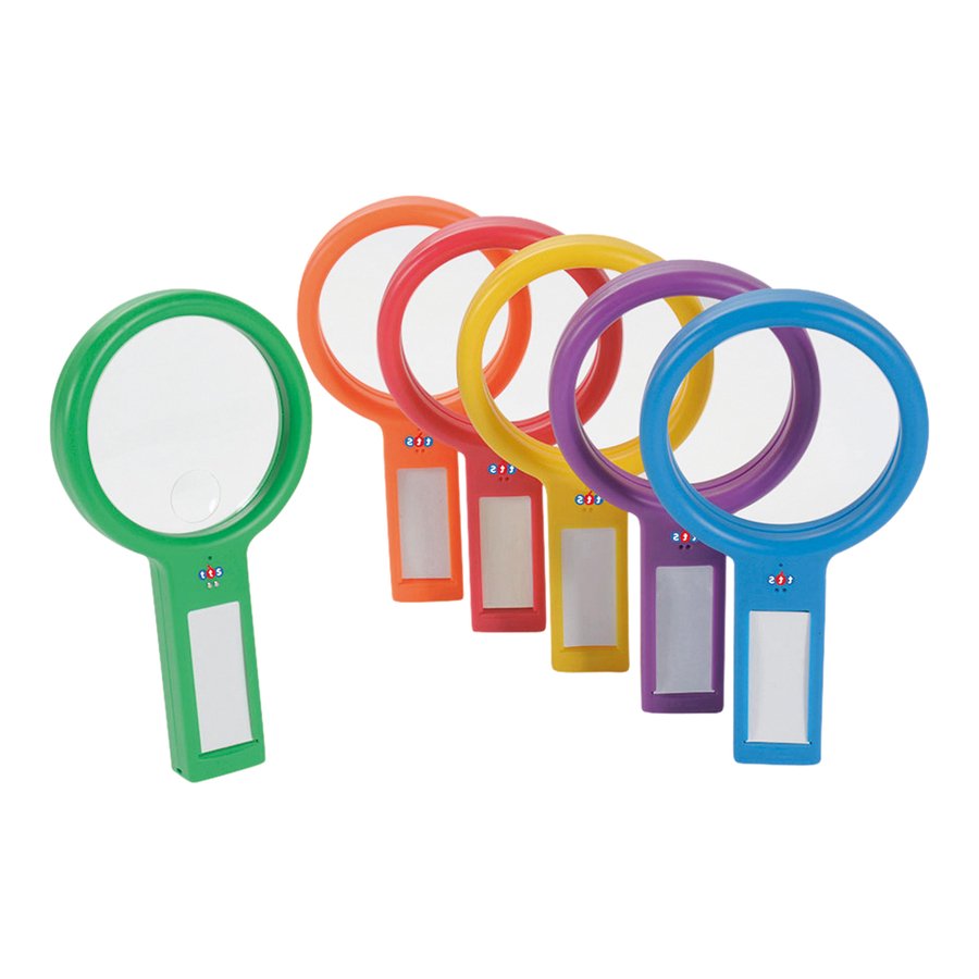 TTS See and Speak Recordable Magnifying Glass 6pk