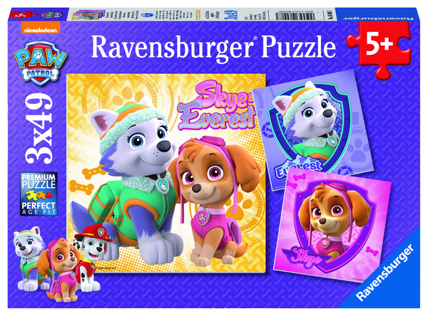 Ravensburger Puzzle 3x49 pc Paw Patrol Charming Dog Girl