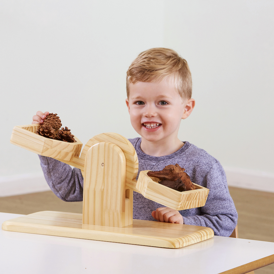 TTS Wooden scales for Scientific Discoveries