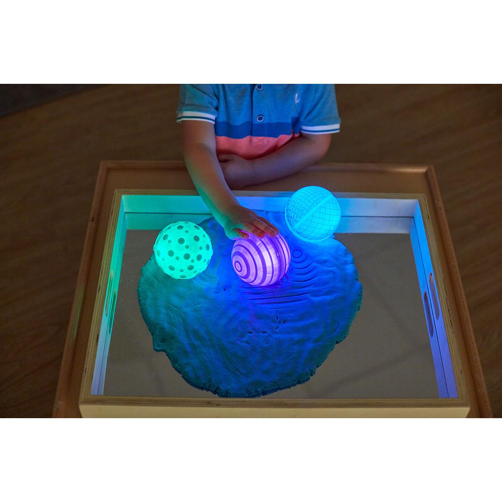 TTS Light Up Tactile Glow Spheres 6pk
