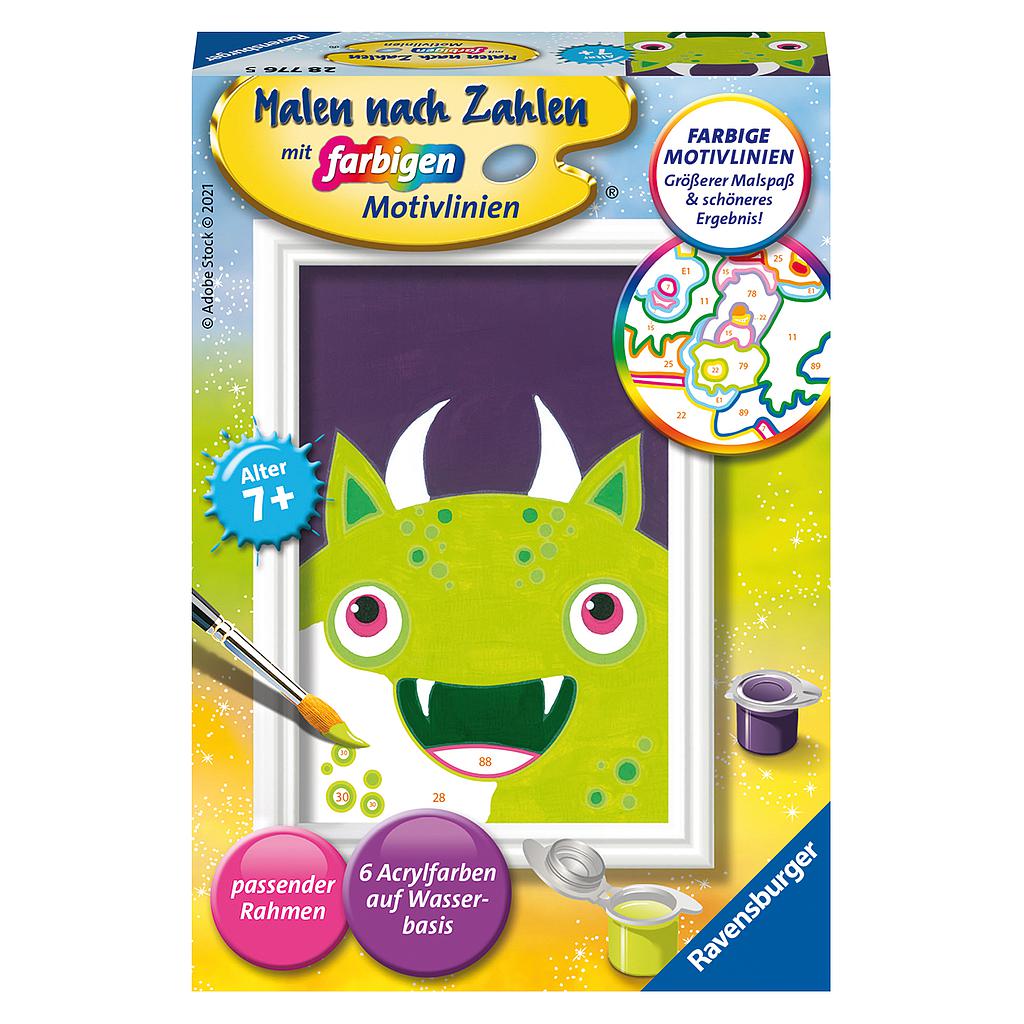 Ravensburger Painting by Numbers Naughty Monster