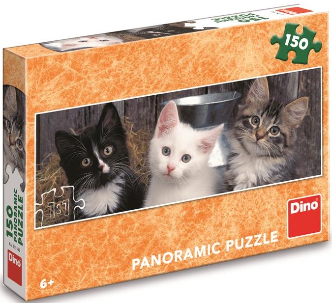 Dino panoramic puzzle 150 pcs Kitten