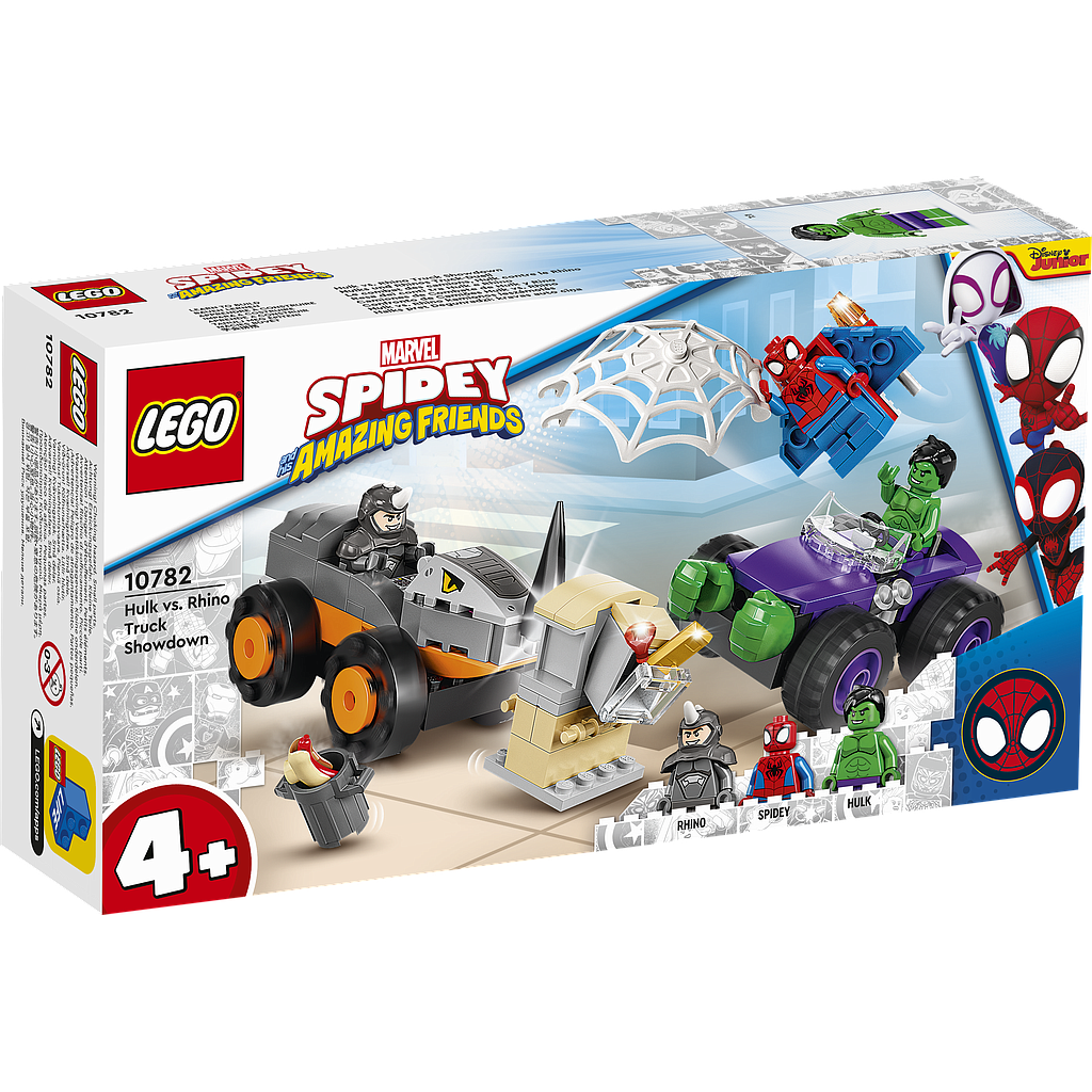 LEGO Spidey Hulk vs. Rhino Truck Showdown