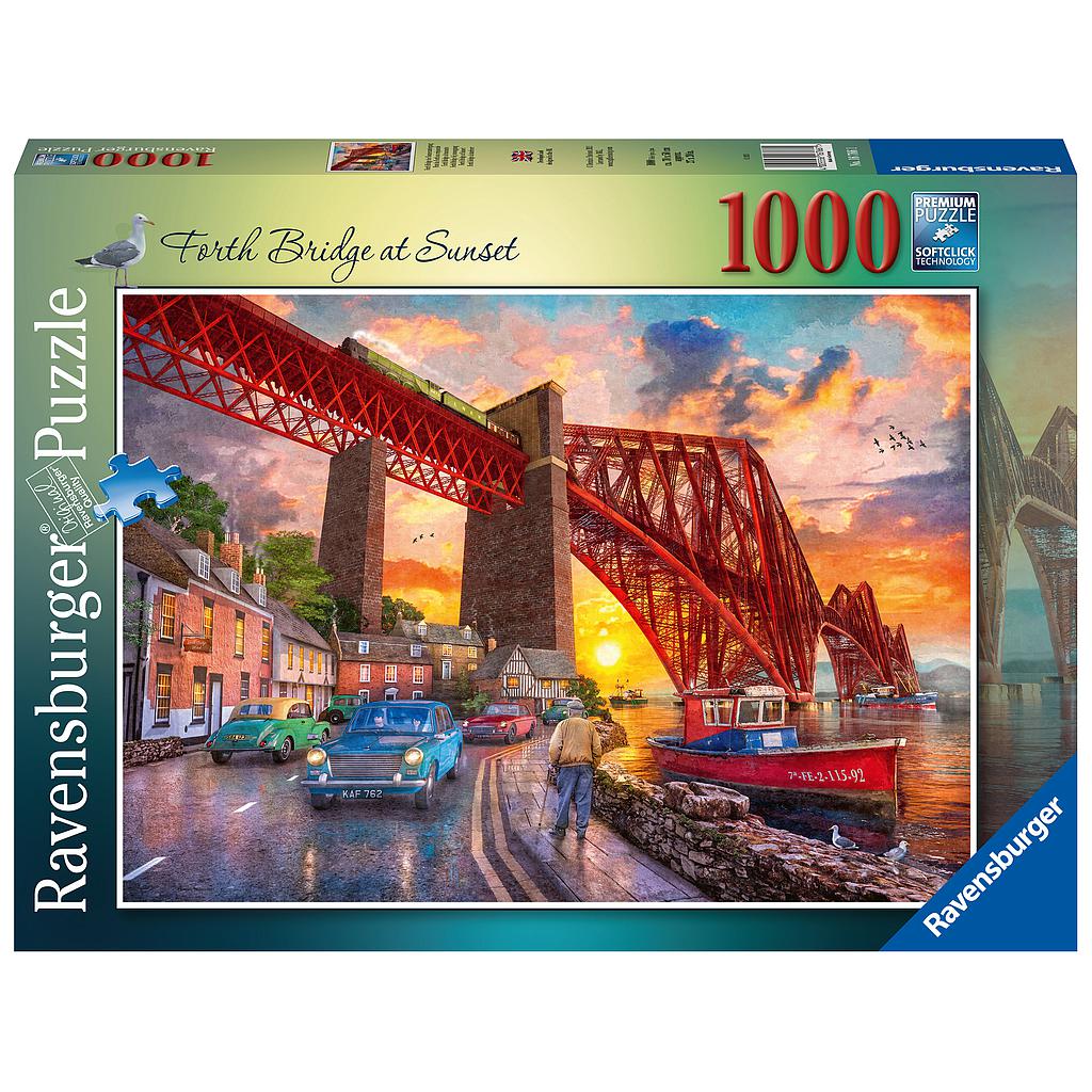 Ravensburger Puzzle 1000 pc Forth Bridge at Sunset