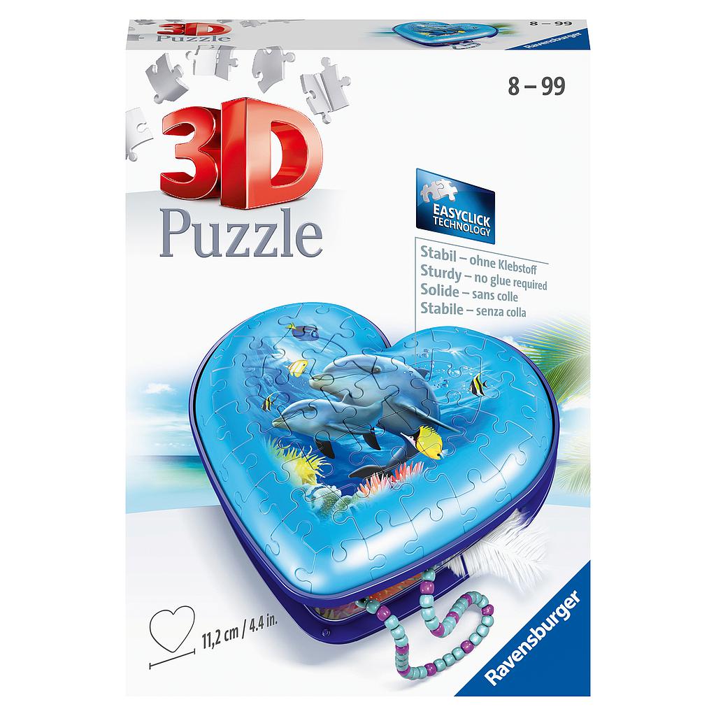 Ravensburger 3D Puzzle Heart Box Underwater world