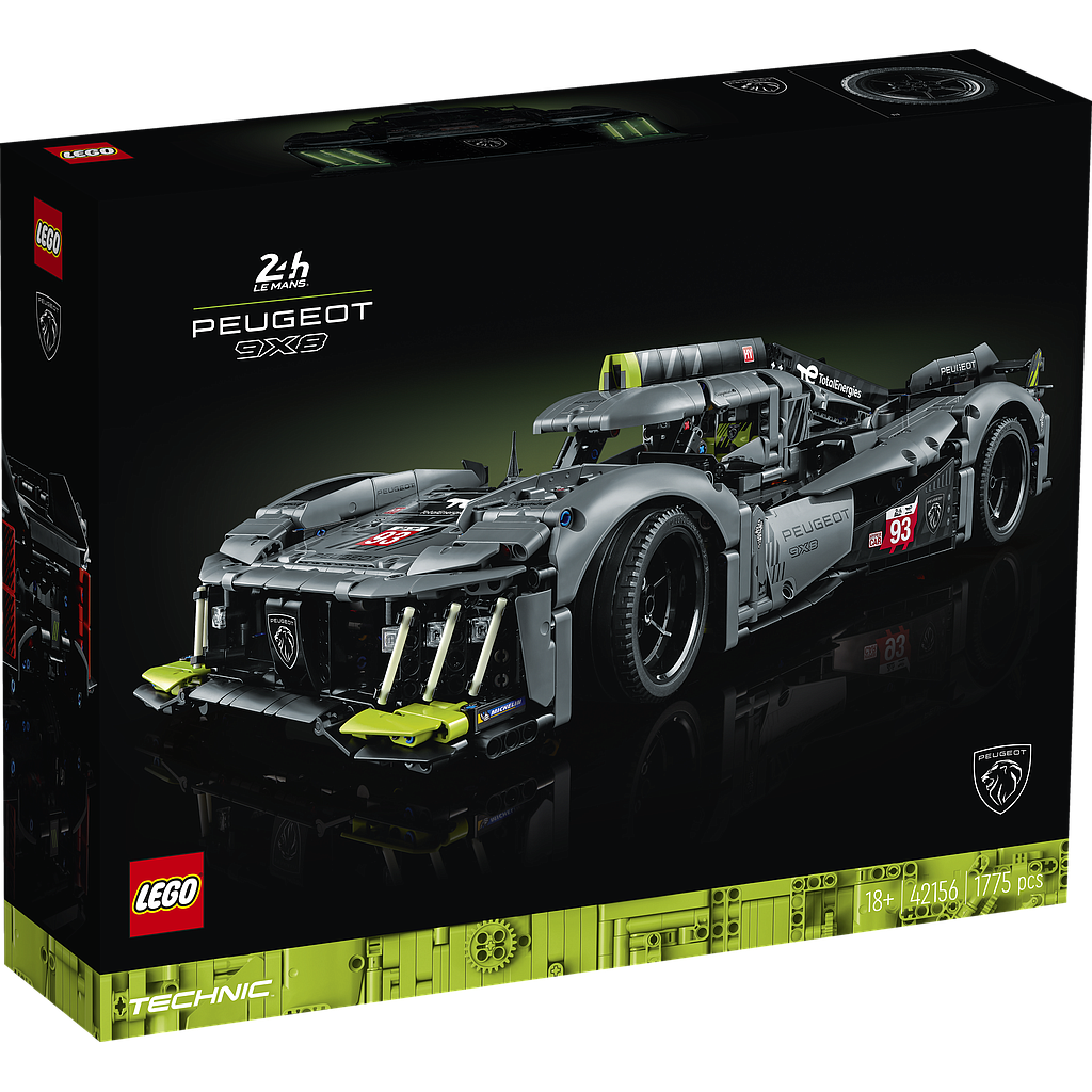 LEGO Technic PEUGEOT 9X8 24H Le Mans Hybrid Hypercar