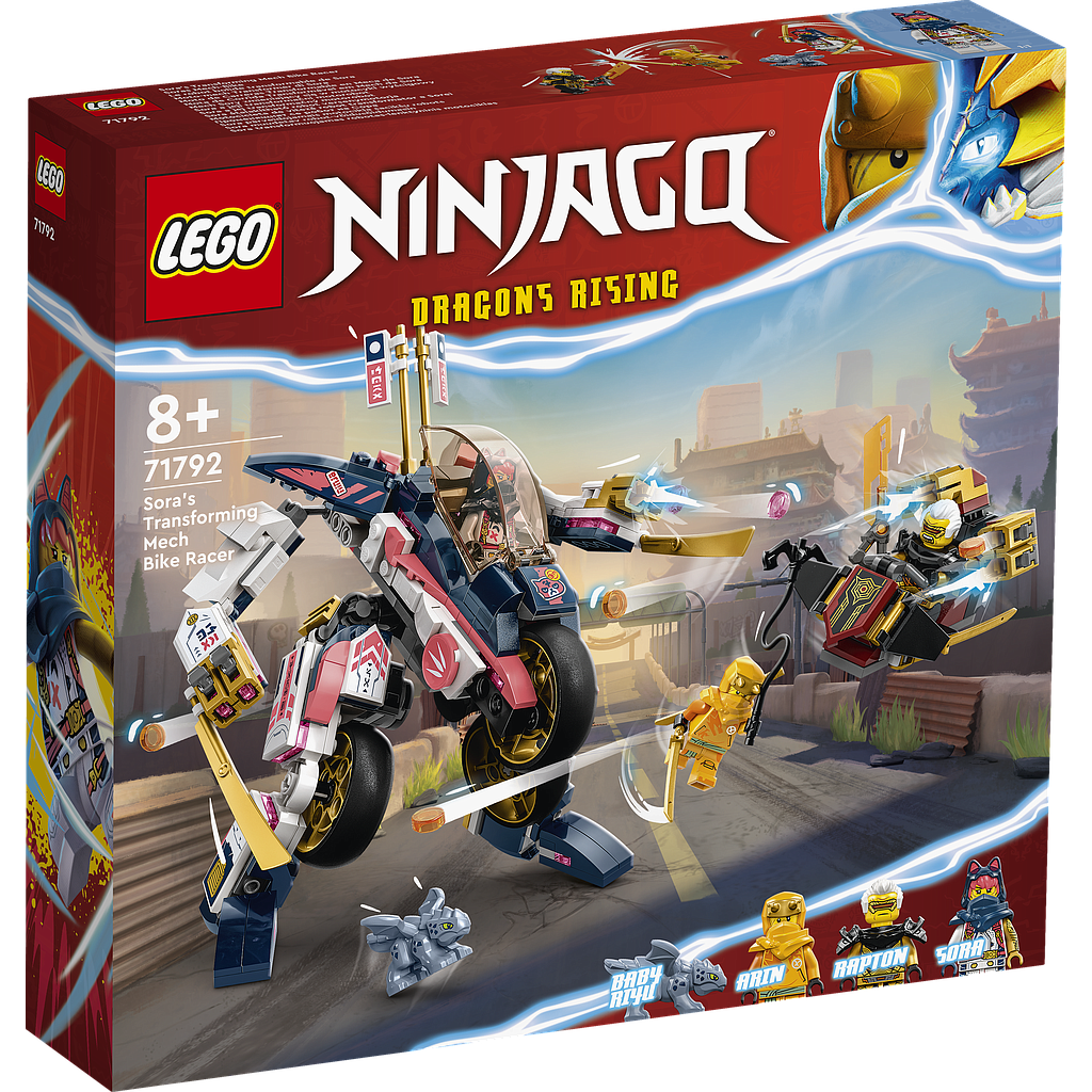 LEGO Ninjago Sora's Transforming Mech Bike Racer